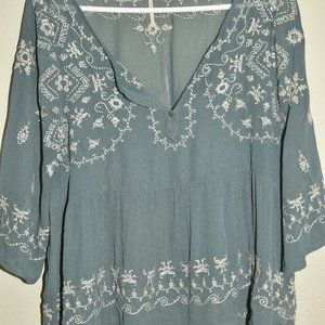 Free People three-quarter sleeve tunic